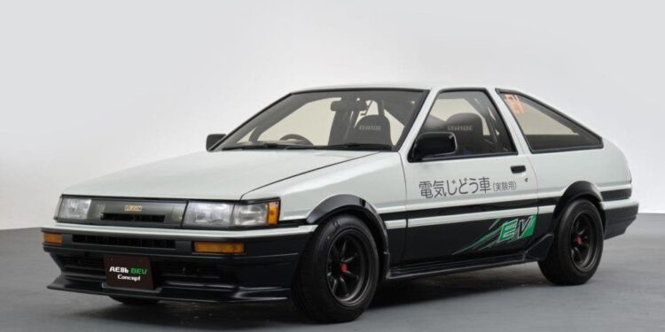 Toyota Unveils All-Electric Drift Car Based on Iconic “Hachi-roku” Model