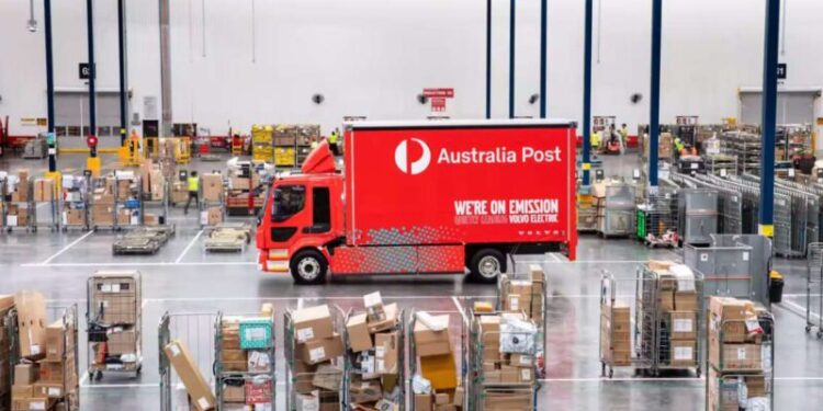 Australia Post Introduces Volvo Electric Delivery Truck