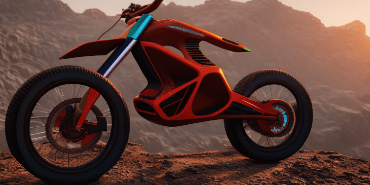 Electric Bike with 200-Mile Range and Electric Car Charger for Off-Roading