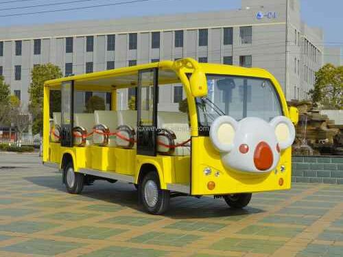 This Chinese electric bus is adorably shaped like a koala bear