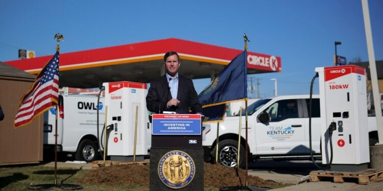 The US Southeast’s first NEVI EV charging station just broke ground