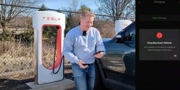 We Tried Charging A Rivian And Chevy Bolt With Ford’s Tesla Adapter