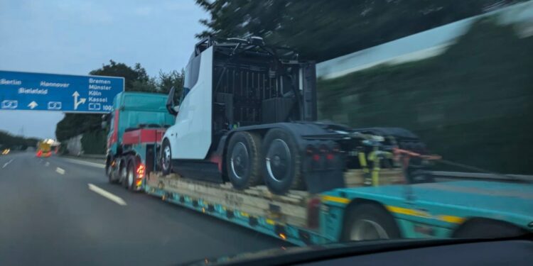 A Tesla Semi is spotted in Europe, but why?