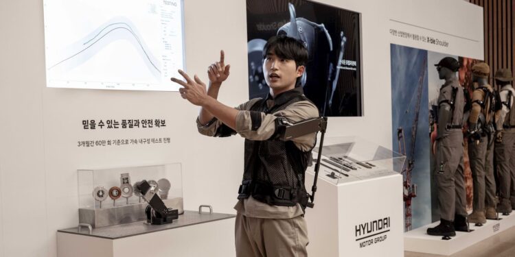 Hyundai channels its inner Iron Man with new wearable robot ‘X-ble Shoulder’ tech