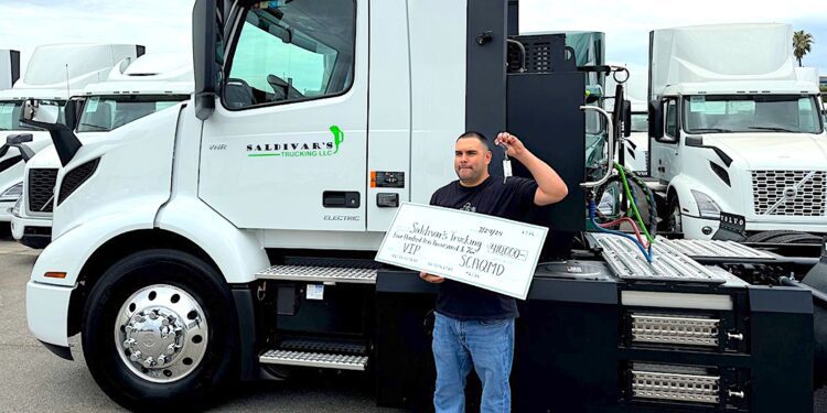 Saldivar’s Trucking: first owner-operator to deploy Volvo VNR Electric semi