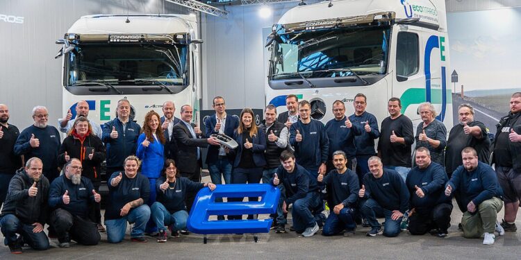 Contargo logistics adds 20 Mercedes eActros 600 electric semis to fleet